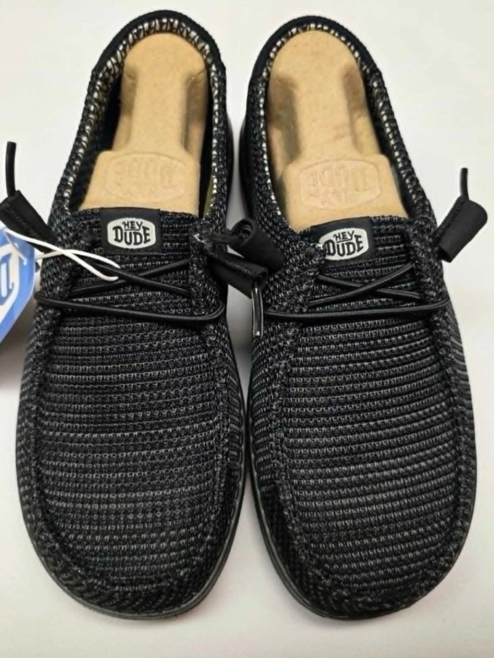 Hey Dude Women's Wendy Stretch Sox Black/Black Size 8